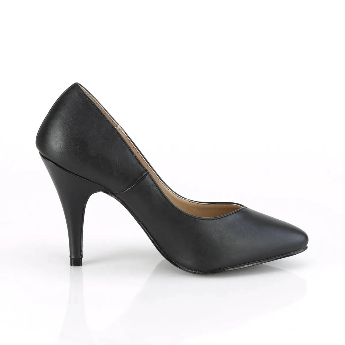 4 Inch Heel DREAM-420W Black Pu