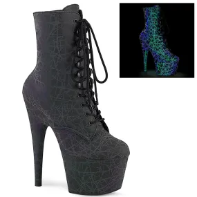 ADORE-1020REFL Pleaser Shoes Light Reflective Stripper Boots