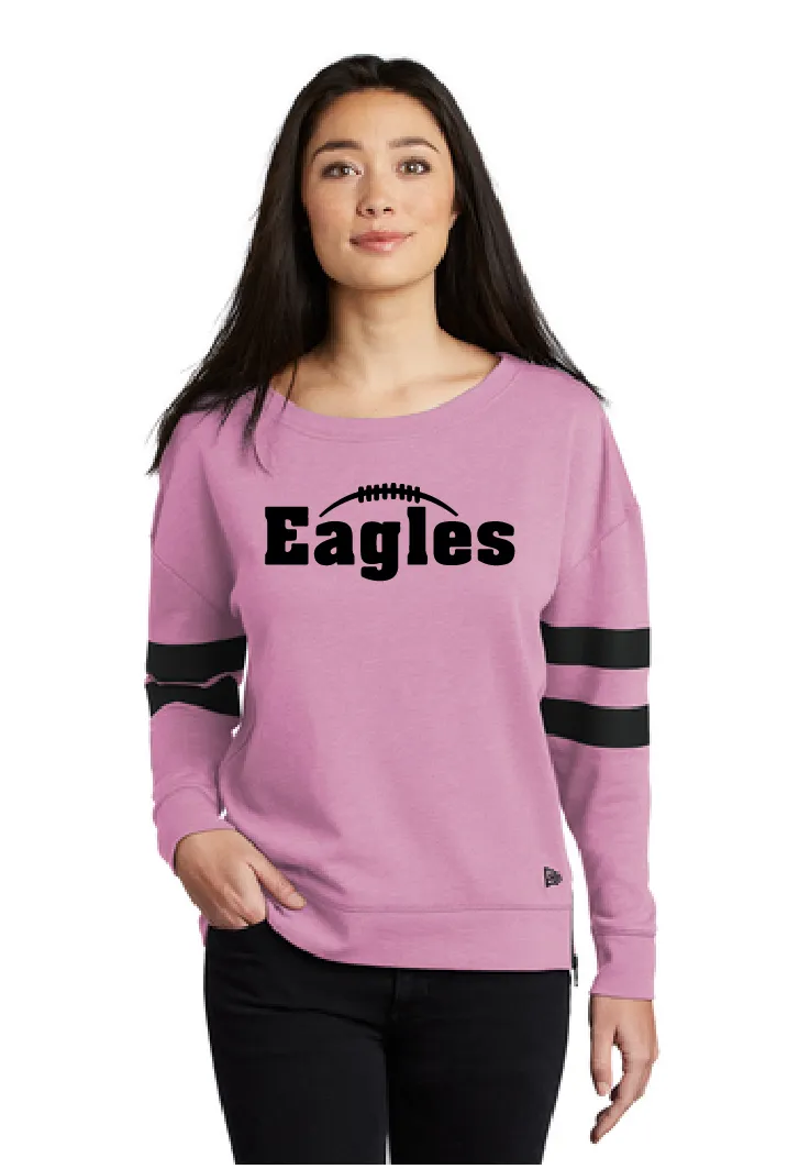 AV Football - New Era ® Ladies Tri-Blend Fleece Varsity Crew - Football Laces