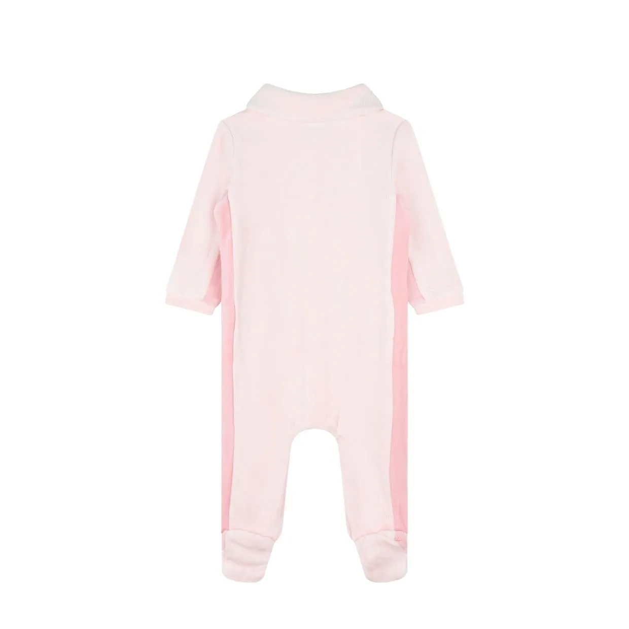 BOSS Baby Logo Pink Velvet Babygrow