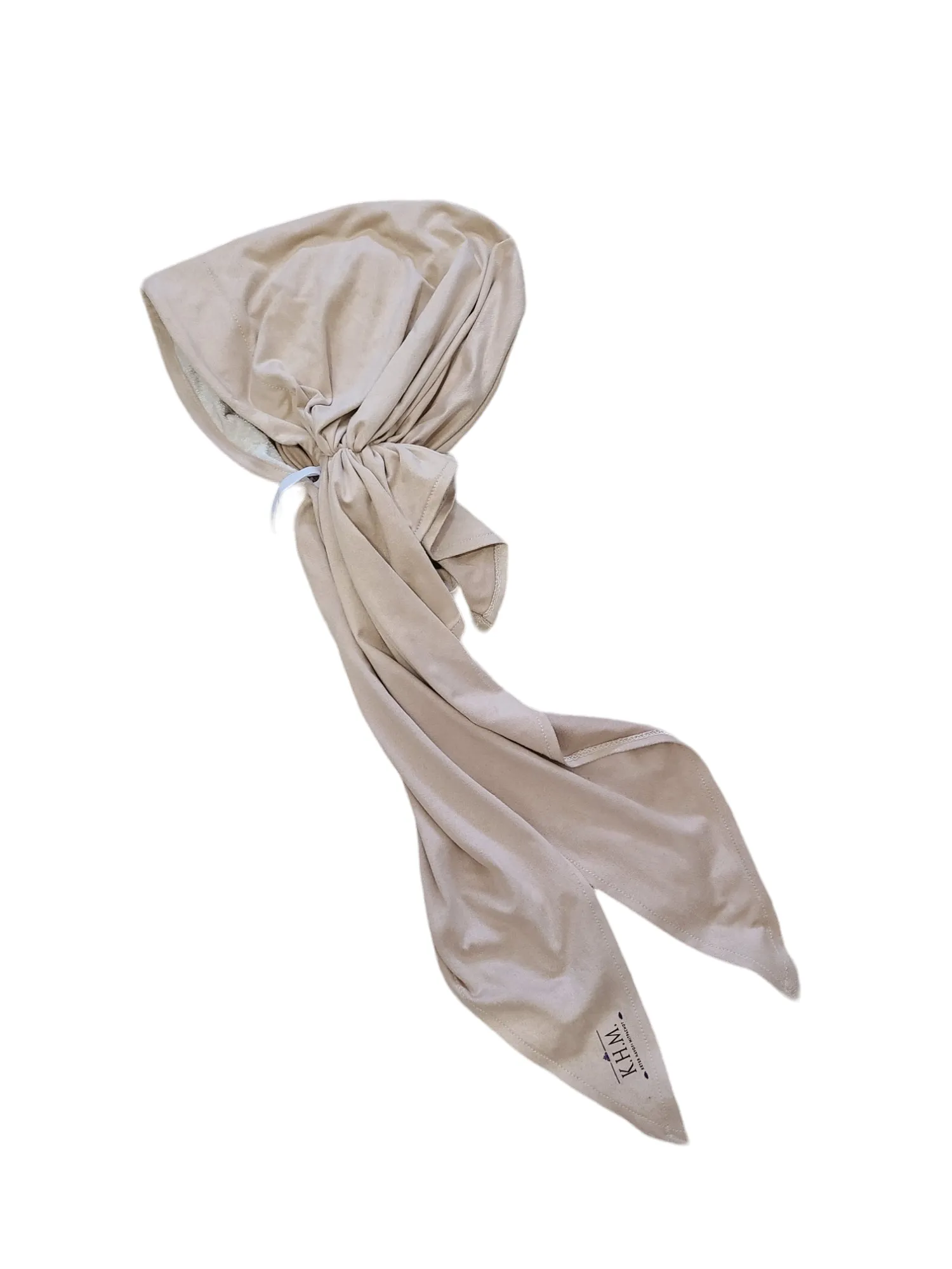 Faux Thin Suede Pretied Scarf