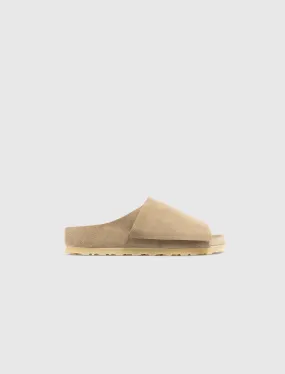 FEAR OF GOD X BIRKENSTOCK THE LOS FELIZ SUEDE TAUPE