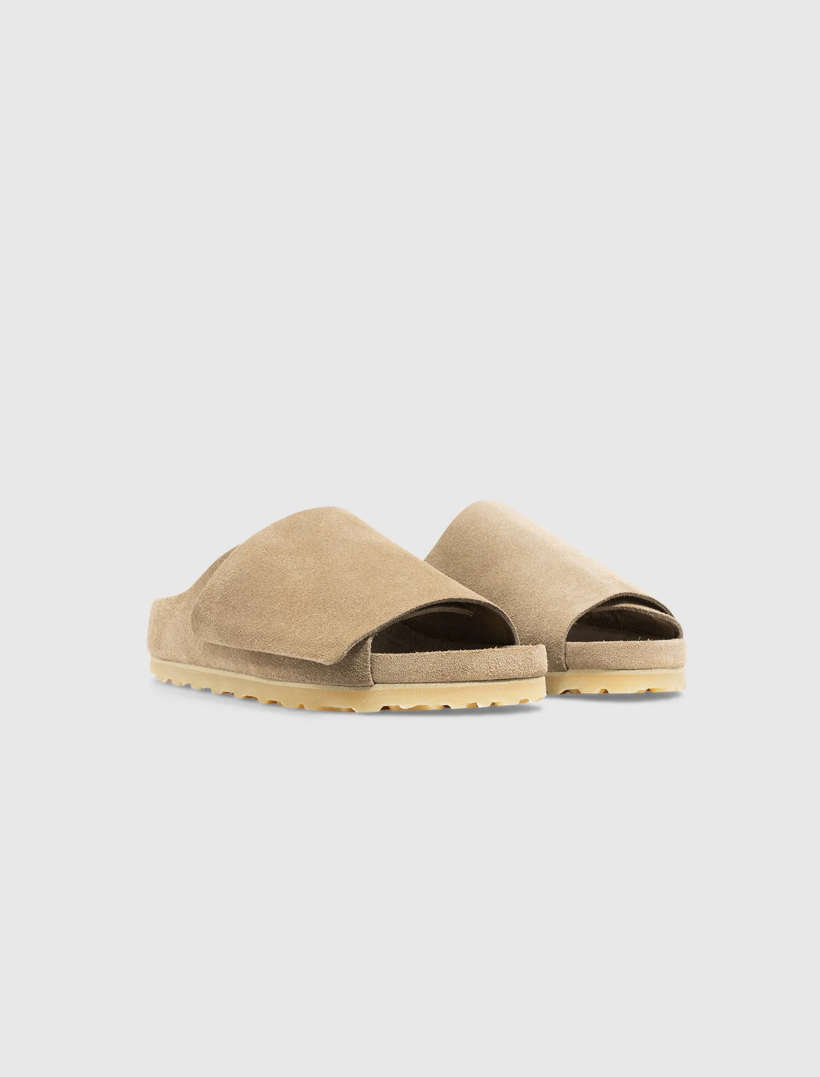 FEAR OF GOD X BIRKENSTOCK THE LOS FELIZ SUEDE TAUPE