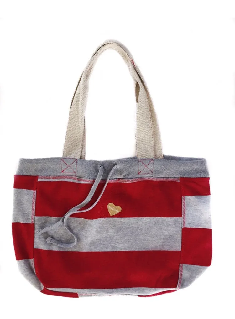 FP fabliving fleece beach bag (heather/red)