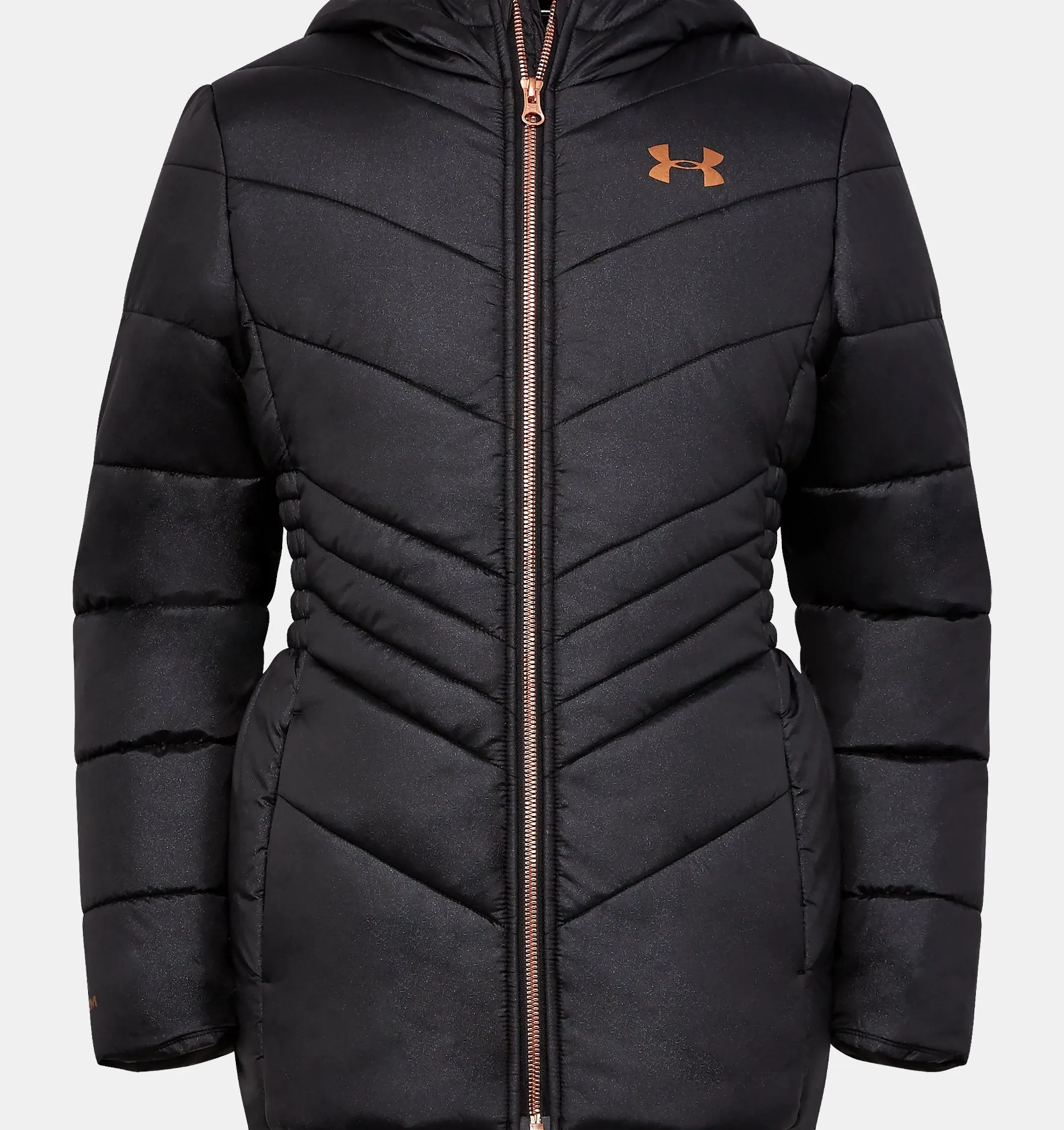 Girls Black Willow Puffer Jacket | Under Armour