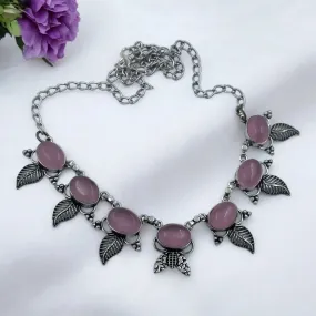 Ruhani Choker Necklace, Pink