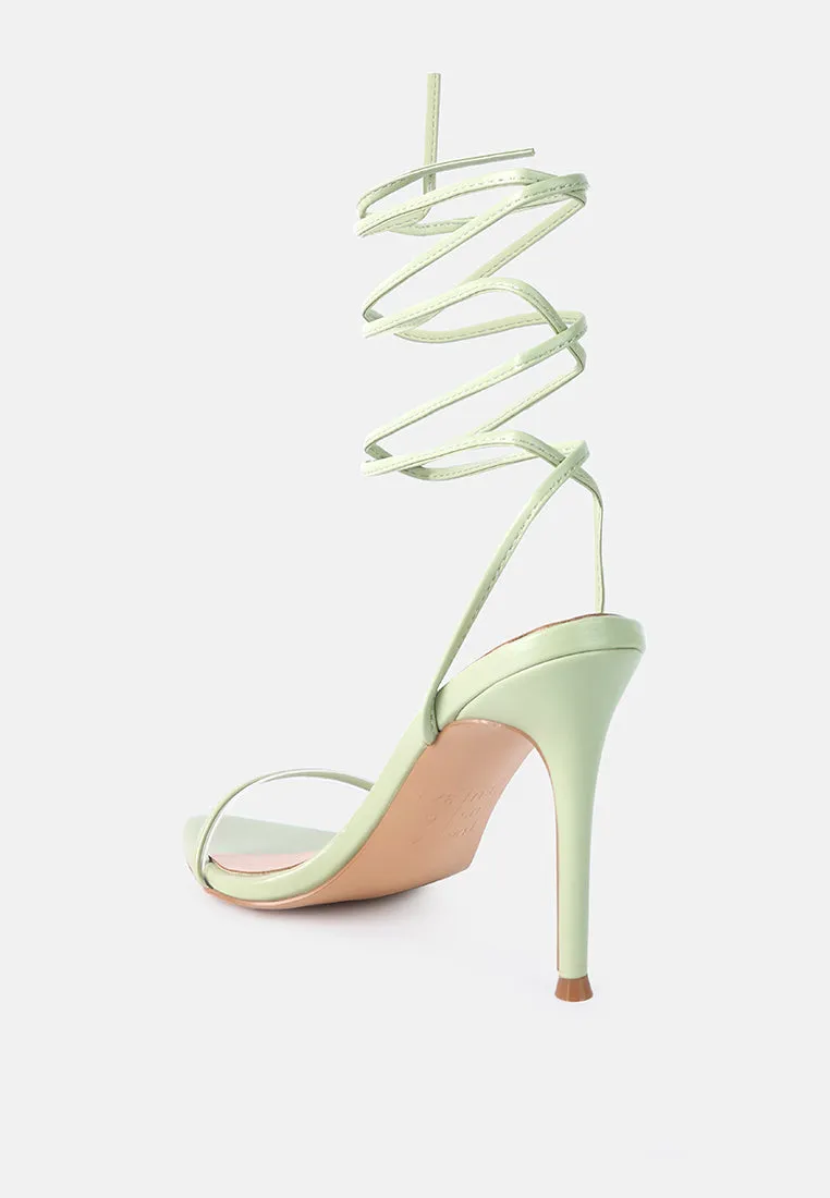 Sphynx High Heel Lace Up Heels By Ruw