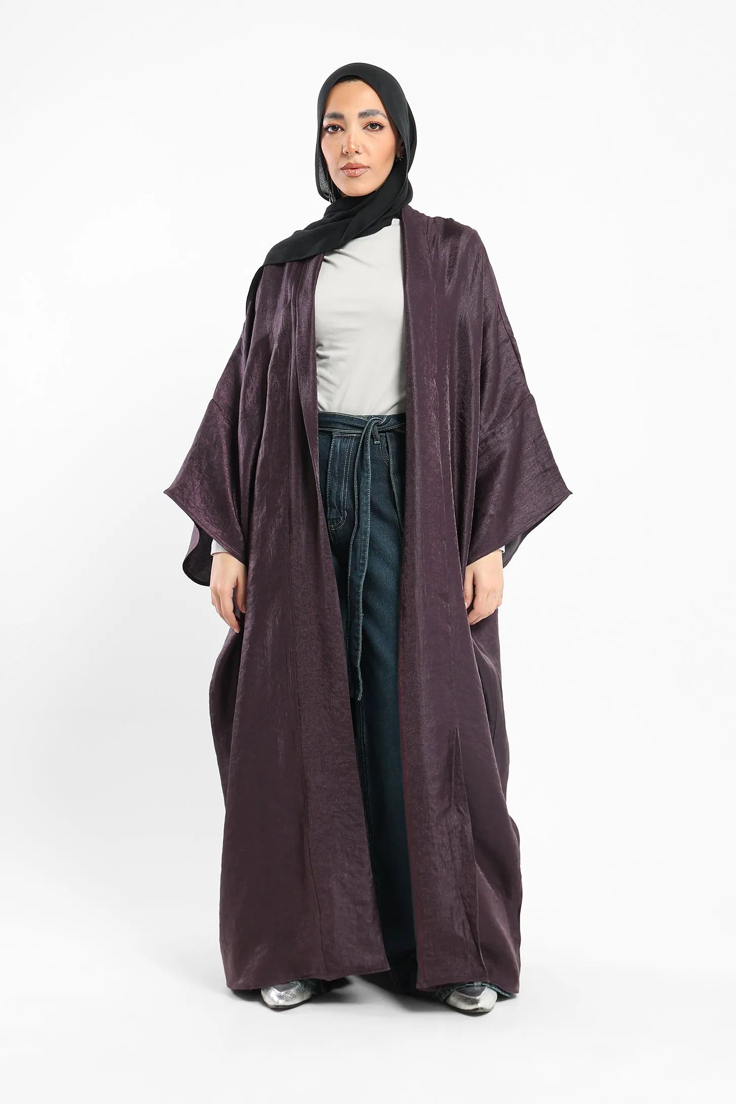 Velvet Kaftan - Burgundy