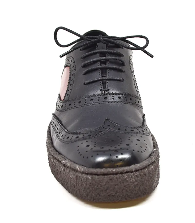 Wingtips Rust & Black Low Cut